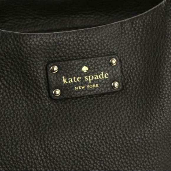 Kate Spade Stevie Berkshire Road Large Top Zip Black Leather Satchel Bag - Picture 6 of 12